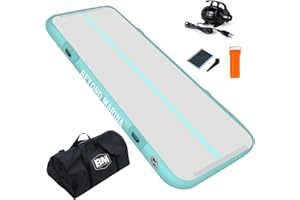 ‎BEYOND MARINA BEYOND MARINA Inflatable Gym Mat, Air Tracking Mat, 3 m, 4 m, 5 m, 6 m, Gymnastics Mat, Tumbling Mats, 10/20 cm High, with Pump, for Home, Training Mat, Fitness Mat, Yoga Mat