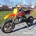 Produktbild Viron Pocketbike 49cc Enduro Pocket Cross Bike Mini Motorrad Minibike Dirtbike (orange)