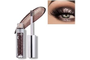 MRINB Fard à paupières liquide scintillant - Fard à paupières métallique liquide imperméable longue durée, fard à paupières brillant brillant à haute teneur en pigments