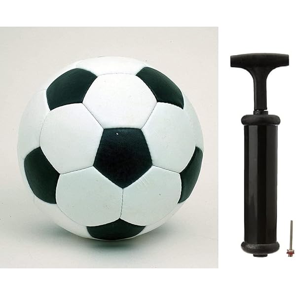 ZX Sports Black & White Football Size-5 (1 Football) with | Pump