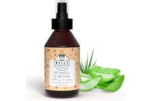 BELLY OUR MUTUAL FRIEND BELLY Spray Démêlant pour Chien - Toilettage et Brossage Faciles - Soin Naturel pour Chien sans Bain ni Rinçage - Spray Chien Hydratant à l'Aloe Vera - Alternative au Shampoing Sec, 250 ml