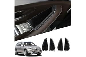 Ruiya Compatible con Mercedes-Benz GLE W167 2020-2023 Consola Central Caja de Almacenamiento, 4 Piezas Caja Reposabrazos GLE Reposabrazos Organizador Bandeja Central Reposabrazos Accesorios GLE