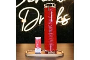 ENCHANTED DRINKS Red Shimmer Powder for Prosecco, Gin and Sparkling Drinks (Flavourless) Shimmer for Drinks, Glitter for Drinks