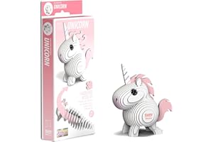 BRAINSTORM TOYS EUGY Animal Modèle :, 3D Unicorn, Kit de Bricolage