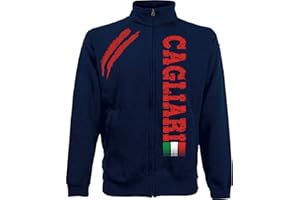 Vestipassioni Giacchino Cagliari Tifosi Ultras Calcio Sport dalla S alla XXL e 4 Colori Disponibili