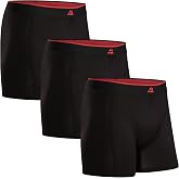 DANISH ENDURANCE Men's Bamboo Boxer | Bamboo Boxer Briefs with Opening, Anti-Odor and Breathable, Chafe-free for Daily Use, W