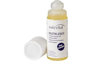 COMPRESSANA FIX Haftlotion - Hautkleber für Kosmetik, Stütz- und Kompressionsstrümpfe - 60 ml - im praktischen roll-on Klebestift