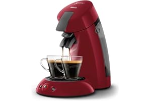 Machine a café dosette - PHILIPS - SENSEO ORIGINAL HD6553/81 - Booster d'arômes - Crema plus - Rouge