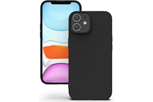 YATWIN für iPhone 11 Hülle, Premium Silikon Handyhülle mit Kameraschutz, Seidig-Weicher Berühren Ultra Dünne Stoßfeste Kratzfeste Schutzhülle, Schwarz