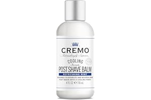 CREMO - Cooling Post Shave Balm For Men - Refreshing Mint Formula - 118ml - Fights Razor Burns