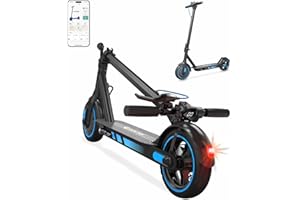 OOKTEK Patinete Electrico Adultos 10", Scooter Eléctrico Potente 500W, Batería 10.5Ah, Frenado Dual, 3 Modos De Elocidad, Autonomía de hasta 25-35km