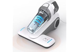 ‎DIBEA Dibea 𝘽𝙚𝙠𝙖̈𝙢𝙥𝙛𝙩 𝘽𝙚𝙩𝙩𝙬𝙖𝙣𝙯𝙚𝙣 15Kpa Milbensauger mit UV-C-Licht,300W Handstaubsauger für Matratzen entfernt 99,99% Allergiker Bakterien,Allergene,Bettwanzen