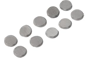 FACAIIO Heavy Duty Fuel Inlet Screen Strainer Mesh for Carburetor, Filters Fuel Efficiently, Pack of 10