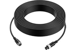 Cocar 32FT 10M Auto Video-Verlängerungskabel 4-Pin Luftfahrt-wasserdichtes Shockproof für CCTV Rückfahrkamera LKW Anhänger Wohnmobil Bus Wohnmobil Träger Unterstützungsmonitor System