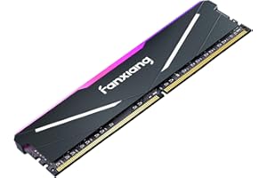 fanxiang RGB RAM DDR4 16GB (1x16 GB) 3600 MHz CL18 V1.35, Memoria RAM Con Overclock Per Computer Da Gioco Desktop, Compatibile Con Intel XMP 2.0 E AMD - Nero