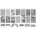 Born Pretty Nail Art Stamp Template Image Plate Lace Flower Pattern