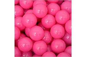 LittleTom 50 Bolas de PE 5,5cm de diámetro para llenar Piscinas para niños Rosa