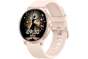 ZPPSNFIT Smartwatch Damen Herren, 1.43 Zoll AMOLED-Display Smart Watch mit Bluetooth Anrufe, Fitness Tracker mit Herzfrequenz Schlafmonitor, IP68 Wasserdicht Fitnessuhr für Android iOS