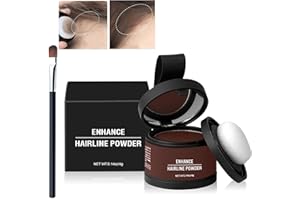 GLSAYZU Waverloo Magic Root Cover Up, Waverlo Root Cover, Enhance Hairline Powder, Magic Root Cover Up, Powder Instantly Conceals Magic Color Root Touch Up (Hazel Brown)