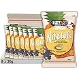 VETIQ Tropical Nibblots for Small Animals, Tasty Treats with Added Vitamins & in a Soft Creamy Centre, Beneficial for Skin & Coat, Suitable For Rabbits, Hamsters & guinea Pigs, 30 g (Pack of 8)