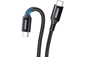 ‎UGREEN UGREEN 100W Kabel USB C do USB C 5A/20V Kabel ładujący USB C PD 3.0 PPS kompatybilny z iPhone 15 Pro Max, M2 MacBook Pro/Air, iPad Pro 12.9 2021 Galaxy S23 Ultra S22+ A54 Tab S8 Steam Deck itp. (2M)