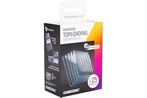 Gamegenic, Premium Toploading Exoshields 35pt, 25 pièces, Protection UV, Taille du Produit : 76 x 101 mm (3" x 4")