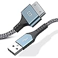 iphone 4 charger cable 2m, 30 Pin Dock Connector to USB Cable [iPhone MFI Certified] Compatible with iPhone 4S/4/3GS, iPad 2/1, iPod nano 5th/6th, iPod Touch 3rd/4th(Grey)