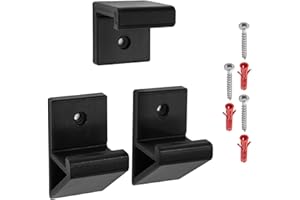 MOBILEFOX Uchwyt ścienny na konsolę antyprzechylny czarny do Sony PlayStation 4 PS4 Slim