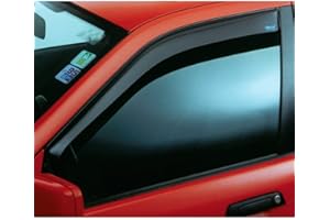 CLIMAIR Déflecteurs latéraux compatible avec Citroën C1/Peugeot 108/Toyota Aygo 5 portes 2014-, Gris, Rauchgrau