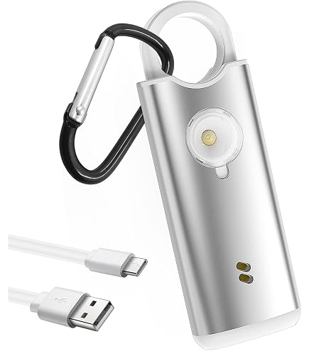 2 Pezzi Allarme Personale Tascabile - 130 DB - Allarme Antipanico - Autodifesa - Con Lampada LED - Per Donne, Bambini, Ragazze E Anziani | Leroy Merlin - 2