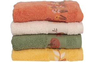 LA MALLORQUINA Pack 4 paños de Cocina 100% Algodón - Bordados