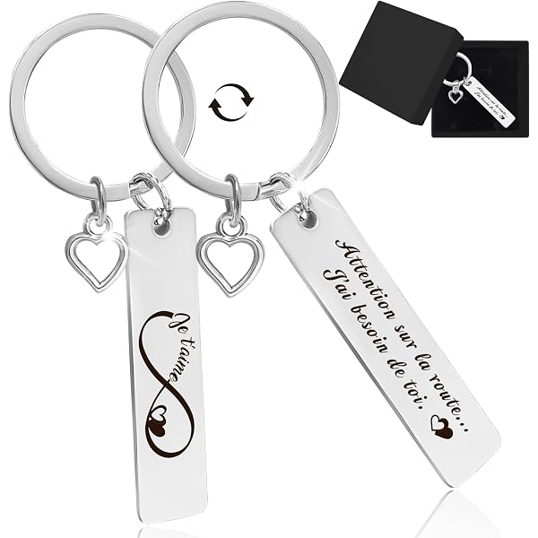 Porte-Clés "Conduis Prudemment" - Cadeau Émouvant Pour Mari, Petit-Ami Ou Papa