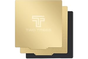 Twotrees Elastyczne, magnetycznie teksturowane łóżko dociskowe PEI, 310 mm x 310 mm, dwustronna blacha stalowa sprężynowa PEI z magnetyczną podstawą do MK2/MK2A, Anet A8, Anet A6, Reprap, Mendel