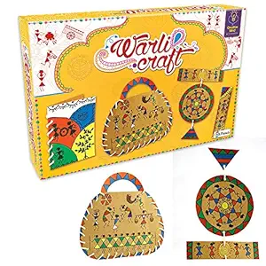 TOY FUN Warli Craft Art and Craft DIY Kit for Kids 5 Years and Above, Multicolor