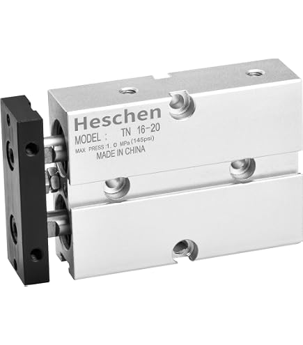 Produktbild von Doppelstangen-Luftzylinder CXSM 15-15 – 15mm Bohrung, 15mm Hub, Doppeltwirkend, Mit Führungsstangen