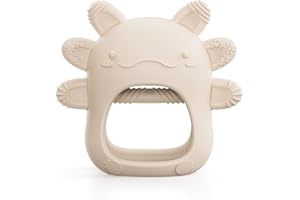 akolik Beißring Baby, Baby Spielzeug und Zahnungshilfe für 0 3 6 9 Monate, BPA-freies Beissring für Babys, Beißhandschuhe, Lebensmitteltaugliche Geschenke für Neugeborene