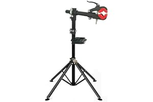 TAHA © Heavy Duty Bike Bicycle Maintenance Mechanic Repair Folding Work Stand Mountain Tool,Hold up to 30KG, Adjustable Height 108-190 cm