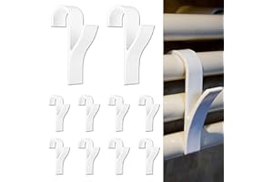 Traumarkeu Appendi Asciugamani per Termosifoni, 10 Pezzi Ganci Asciugamani Bianchi, Porta Asciugamani Bagno Arredo Bagno Accessori Ottimi per Caloriferi Riscaldanti (Bianco)