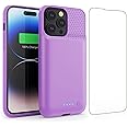 Battery Case for iPhone 14Plus/14Pro Max/13Pro Max, Powerful 8600mAh Portable Protective Charging Case,Rechargeable Extended Battery Charger Case for iPhone 13Pro Max/14Pro Max/14Plus(6.7 Inch)