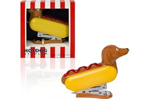 Diabolical DP1352 Hot Dog Stapler - Cute Desk Accessories, Gifts for Teachers, Funny Office Gifts, Secret Santa Gifts for Work Colleagues Under 10 Pounds, Cute Stationary, Stocking Filler for Teenager
