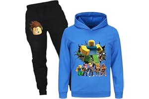Rzfbeeok Boys Girls Casual Long Sleeve Hoodies + Long Pants 2PCS Outfits Set Kids Cotton Sports Tracksuis