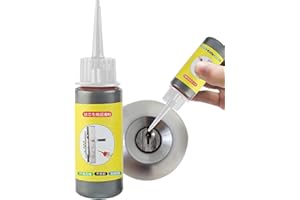Lubricante de grafito | Lubricante en polvo de grafito natural inodoro de 60 ml,Suministros de mantenimiento de llaves para cojinetes, bisagras de cerraduras de puertas, llaves, guías de Walopola