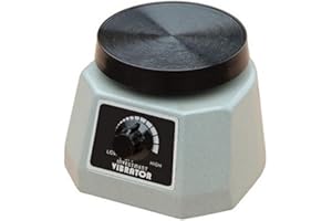 Donened - Dental Lab Vibrator, Vibrating Oscillator Machine, 220V 100W Gypsum Oscillator Shaker Mixing Machine, Dentist Lab Heat Molding Equipment, 14x15x11cm