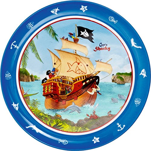 Spiegelburg 12786 Melamin-Teller Capt`n Sharky
