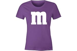 MoonWorks® Damen T-Shirt Gruppen-Kostüm M Aufdruck Kostüm Fasching Karneval Verkleidung