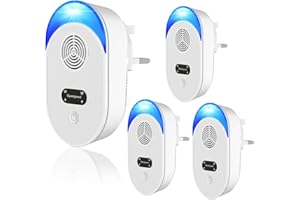 Spielgoed Ultrasonic Pest Repeller, Powerful Mouse Repellent plug in Pest Control - Ideal for Mice, Rats, Mosquitoes, Cockroach, Moths, Ants