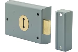 Sterling SRL001 101mm x 76mm Grey Rim Deadlock, 4" x 3"