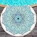 Produktbild SKKMALL Neuerscheinung Handtuch Mare Mandala Bedruckt Yoga mit Nappaleder Picknickdecke Indianerdecke aus Mikrofaser, 150 cm 150CM 3