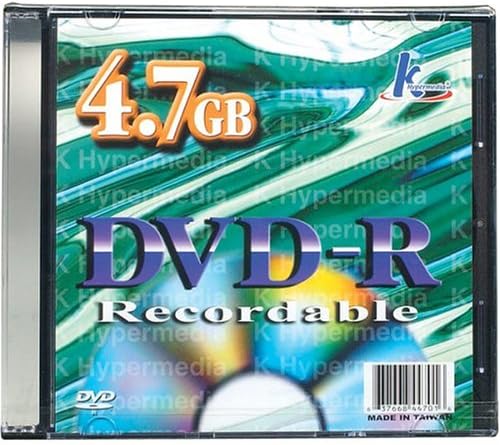 KHYPERMEDIA  Single Blank 4.7GB DVD-R Disc