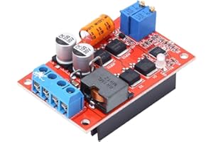 ELPRICO Solarpanel-Regler, MPPT Solarpanel-Regler Solarbatterieladesteuerung 5A DC 8-28V Eingangsgleichspannung DC 5-26V stufenlose Übertragung